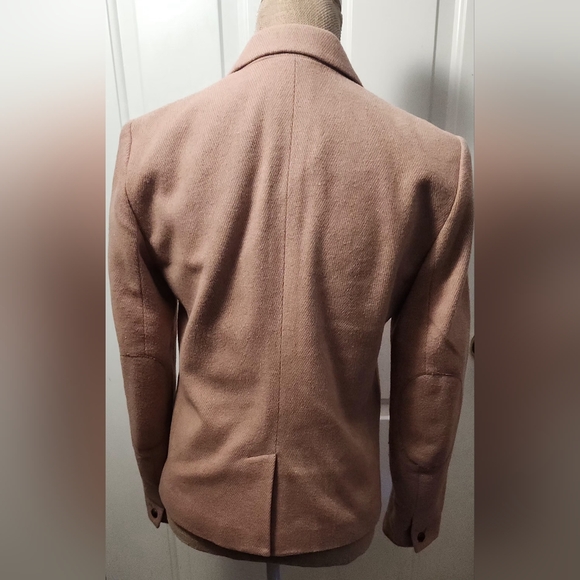 Gap Pink Herringbone The Academy Blazer Size 8 - Picture 6 of 10
